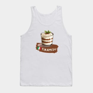 Tiramisu | Italian cuisine | Traditional Food Tank Top